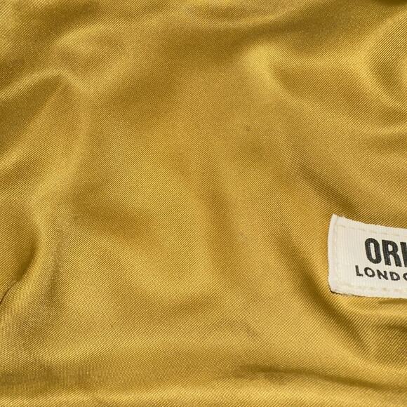 ORI London Sling Bag Mustard WILLESDEN Recycled Nylon Adjustable Casual - Picture 3 of 16